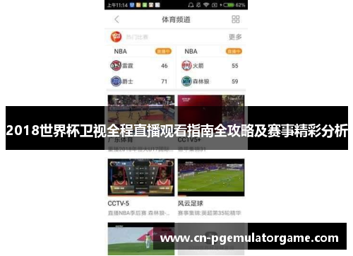 2018世界杯卫视全程直播观看指南全攻略及赛事精彩分析
