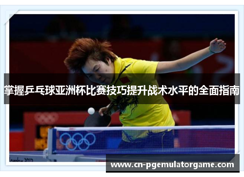 掌握乒乓球亚洲杯比赛技巧提升战术水平的全面指南
